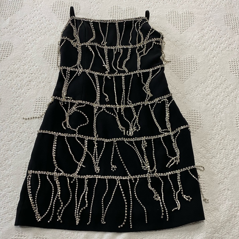 X By NBD Diamond Dripping Dress (XXS)